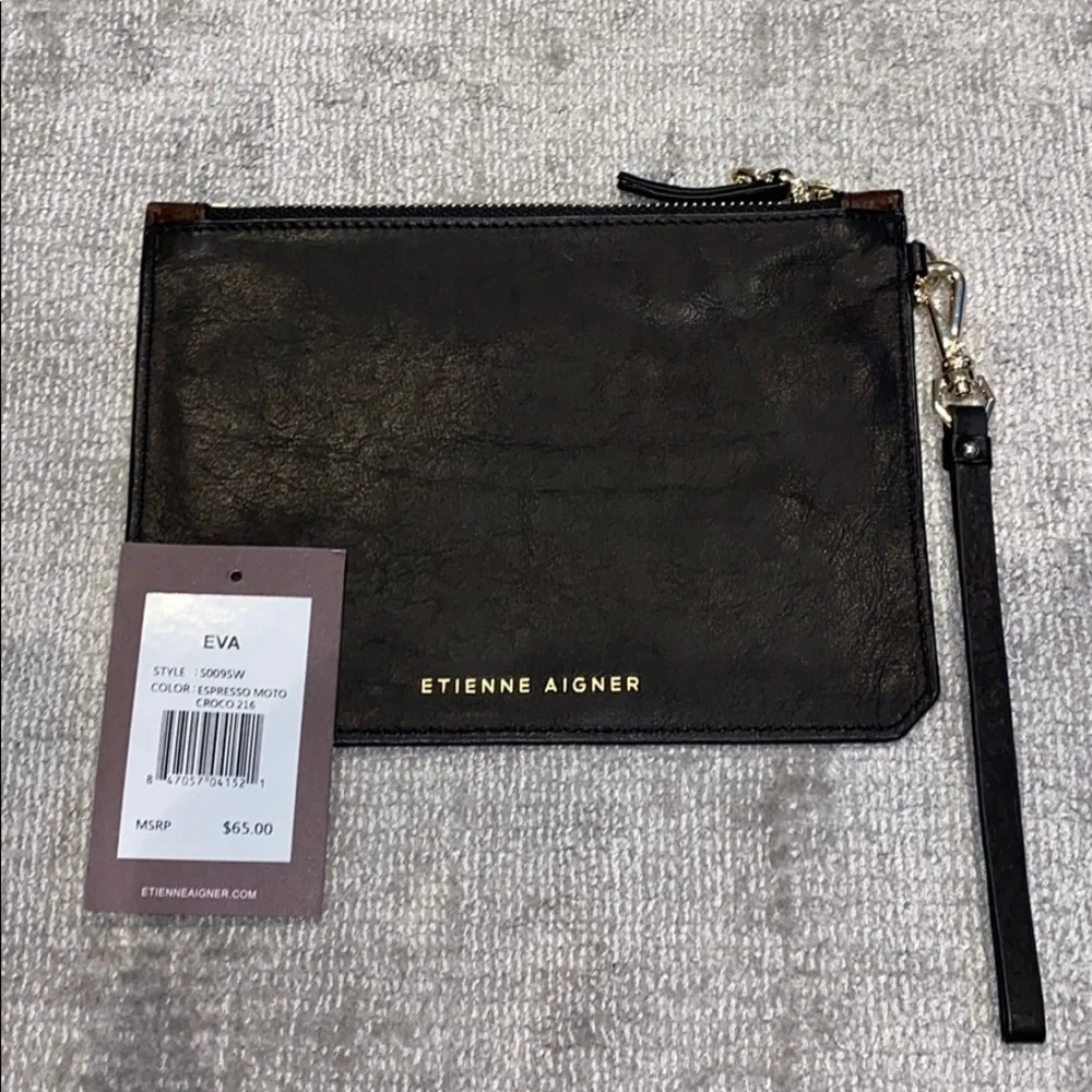 Etienne Aigner leather pouch - Picture 5 of 7